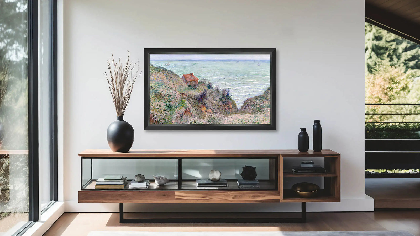 A Tuxedo Black frame is perfect for a minimalist design.