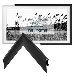Anodized Black - Alloy Prismatic Samsung Frame TV Bezel (2017-2020)