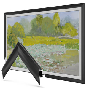 Anodized Black - Alloy Prismatic Samsung Frame TV Bezel