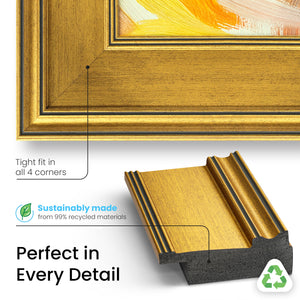 Deco TV Frames Samsung the Frame TV Antique Gold