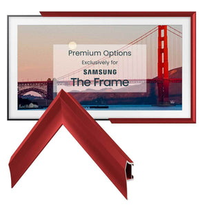 Candy Apple Red - Alloy Prismatic Samsung Frame TV Bezel
