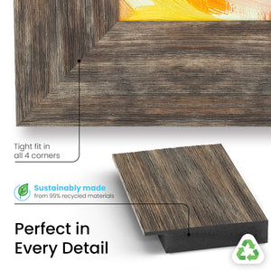 distressed reclaimed wood tv frame for samsung the frame tv