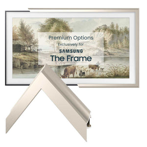 German Silver - Alloy Scoop Samsung Frame TV Bezel