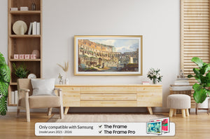 Pale Gold - Alloy Scoop Samsung Frame TV Bezel