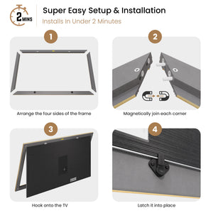 Deco TV Frames Samsung the Frame TV Black
