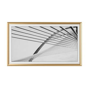 Pale Gold - Alloy Prismatic Samsung Frame TV Bezel