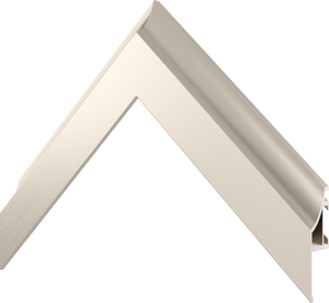 German Silver - Alloy Scoop Samsung Frame TV Bezel
