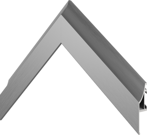 Graphite - Alloy Scoop Samsung Frame TV Bezel