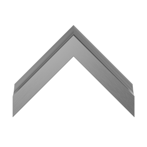 Graphite - Alloy Scoop Samsung Frame TV Bezel