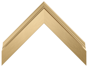 Pale Gold - Alloy Scoop Samsung Frame TV Bezel