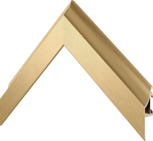 Pale Gold - Alloy Scoop Samsung Frame TV Bezel