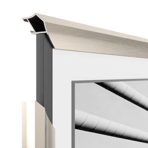 German Silver - Alloy Prismatic Samsung Frame TV Bezel (2017-2020)