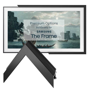 Anodized Black - Alloy Scoop Samsung Frame TV Bezel