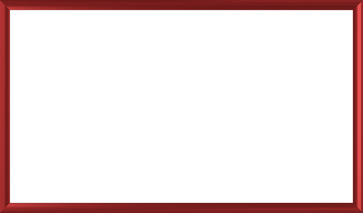 Candy Apple Red - Alloy Prismatic Samsung Frame TV Bezel