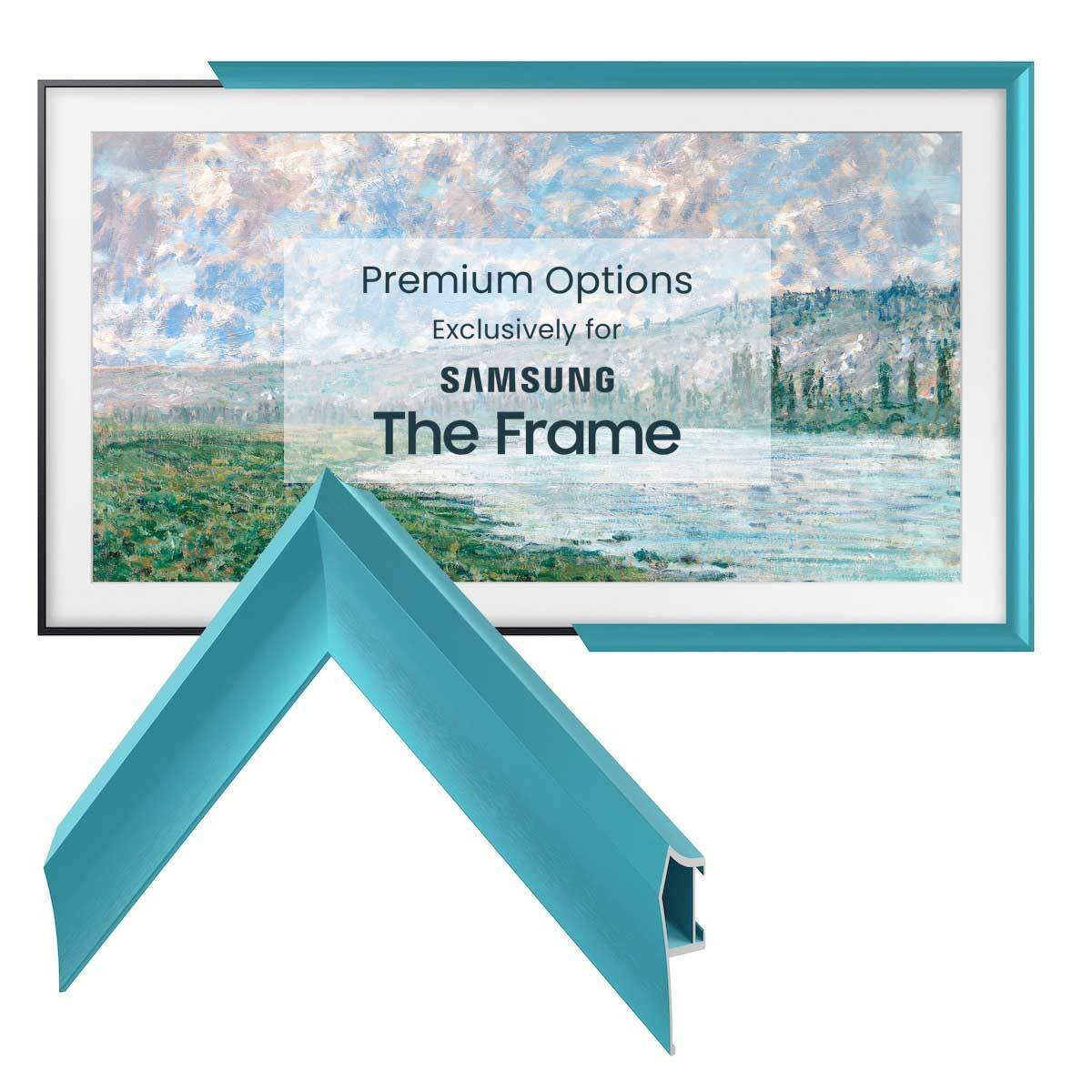 Caribbean Turquoise - Alloy Prismatic Samsung Frame TV Bezel (2017-2020)