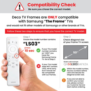 Deco TV Frames Samsung the Frame TV Ornate Silver