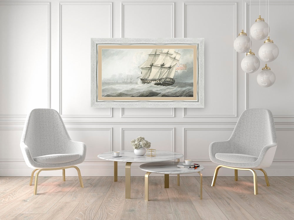 Deco TV Frames Samsung the Frame TV Contemporary Silver