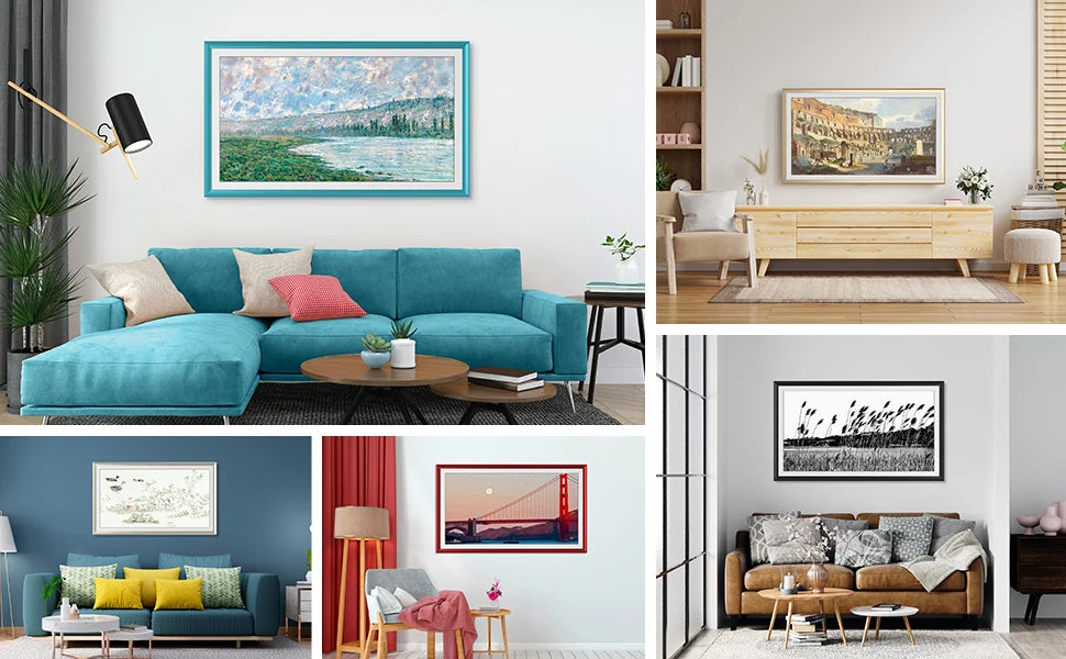 Deco TV Frame Room Designs