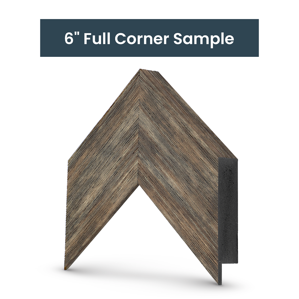 Deco TV Frames Samsung the Frame TV Distressed Barnwood Sample
