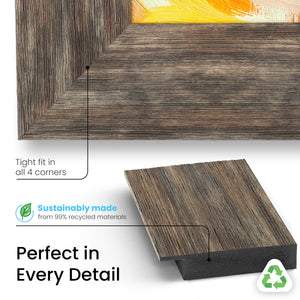 Deco TV Frames Samsung the Frame TV Distressed Barnwood