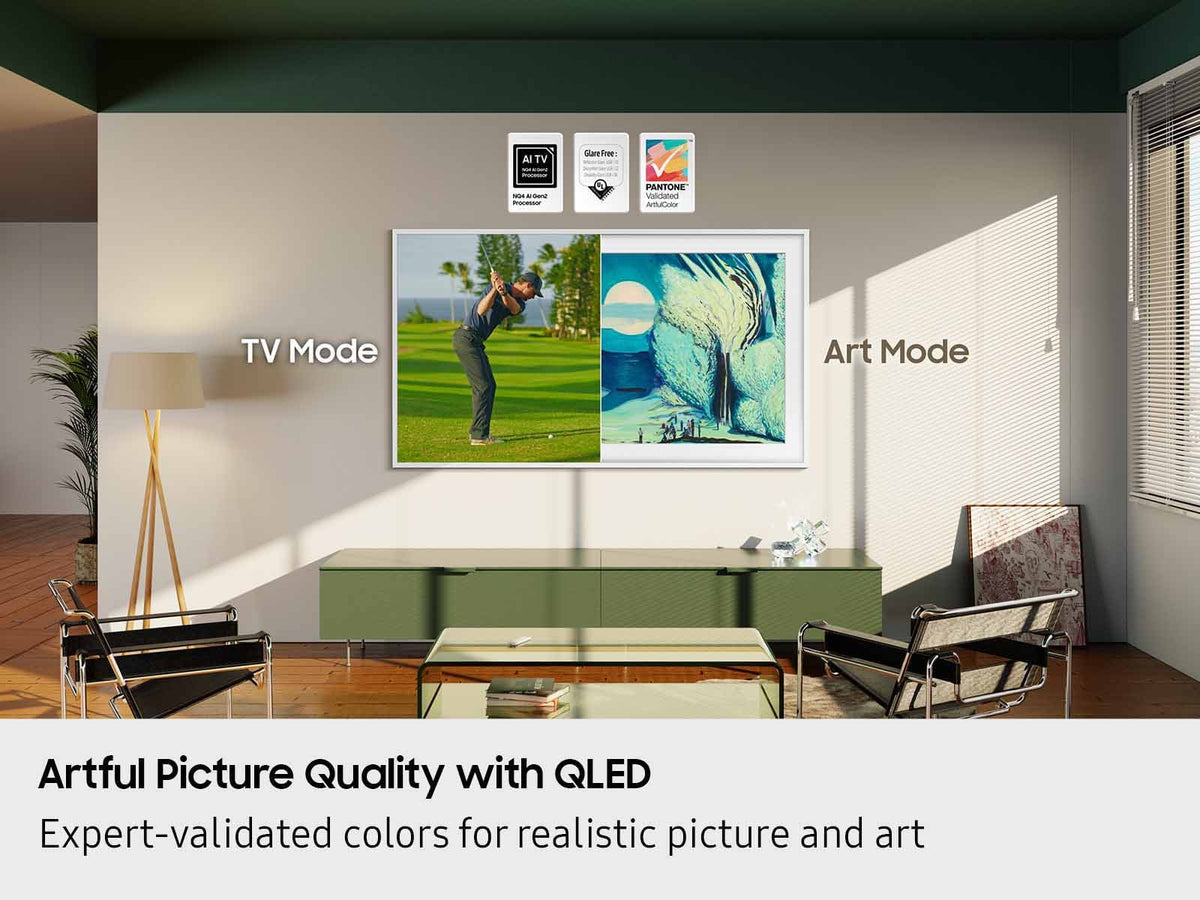 55" Samsung The Frame / QLED 4K Art Mode Samsung Vision AI Smart TV (2025)