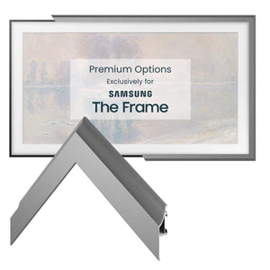 Graphite - Alloy Scoop Samsung Frame TV Bezel