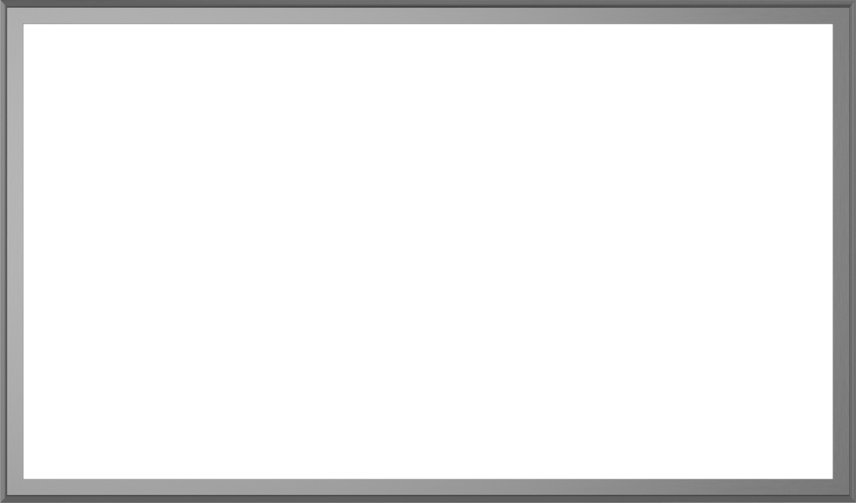 Graphite - Alloy Scoop Samsung Frame TV Bezel