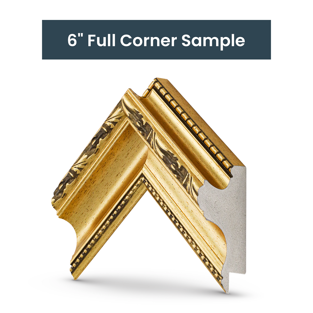 Deco TV Frames Samsung the Frame TV Ornate Gold Sample