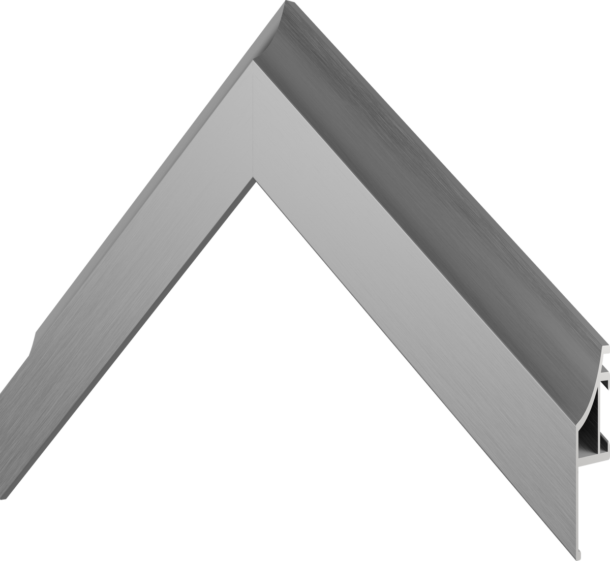 Graphite - Alloy Scoop Samsung Frame Bezel