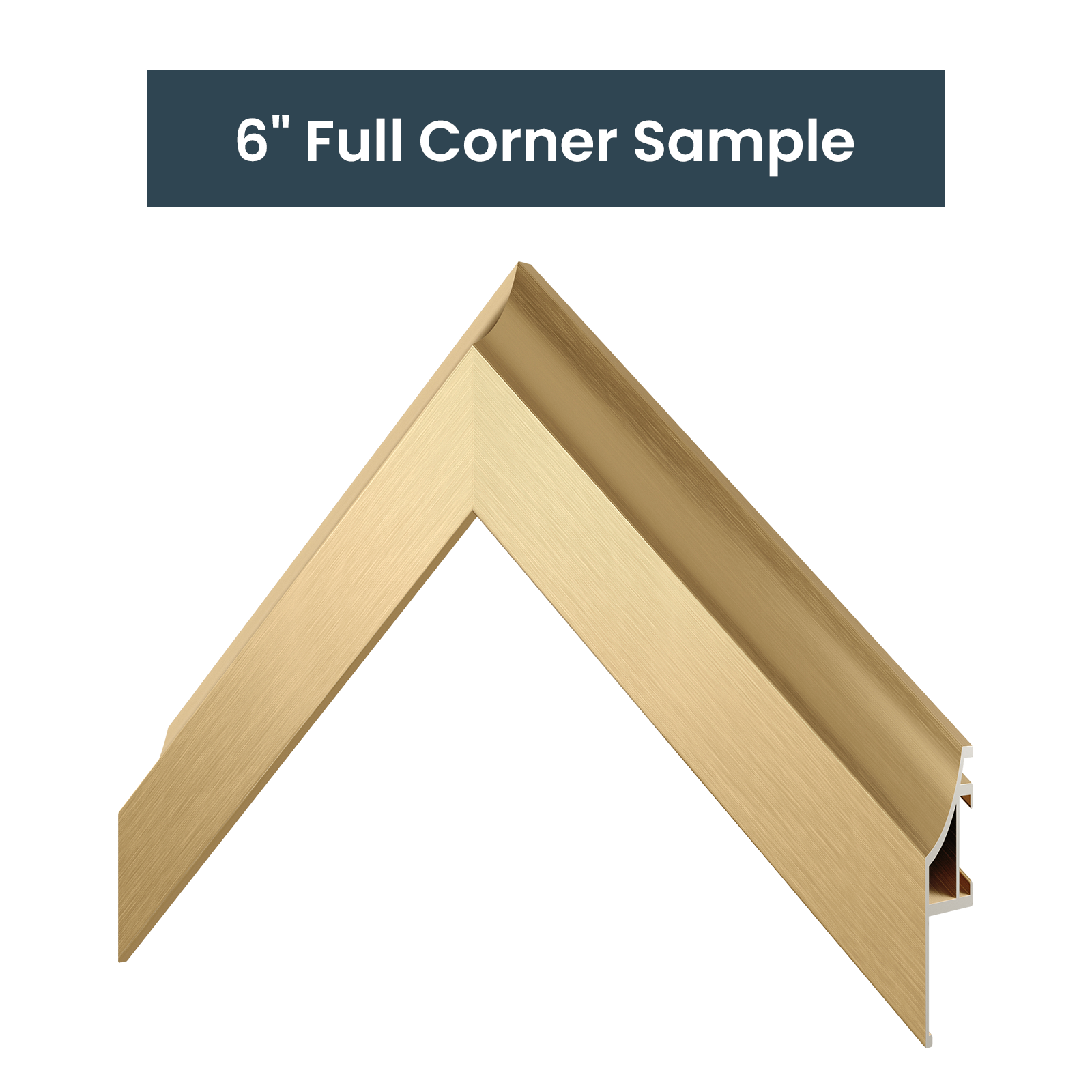 SAMPLE - Pale Gold Alloy - Profile: Scoop