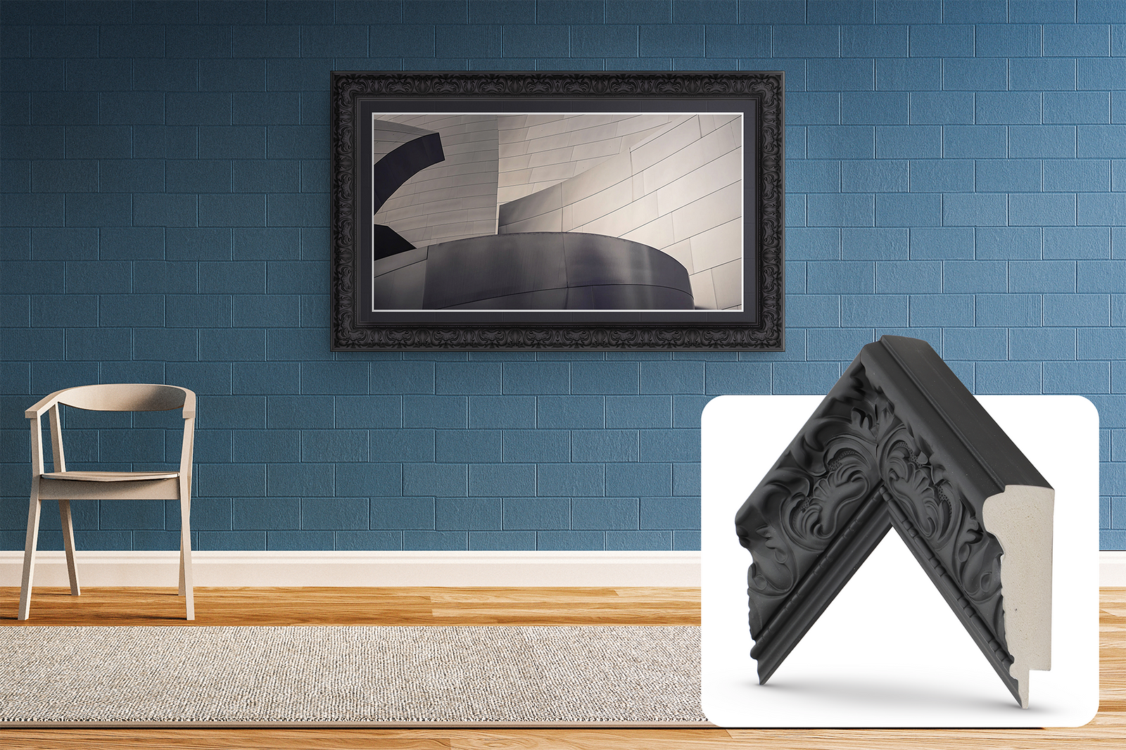 Deco TV Frames Samsung the Frame TV Tuscan Matte Bla