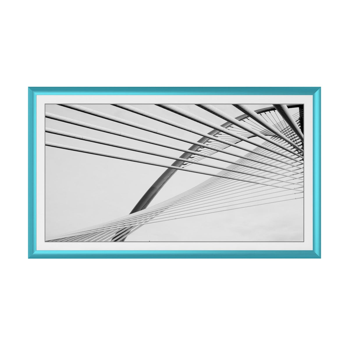 Caribbean Turquoise - Alloy Prismatic Samsung Frame TV Bezel