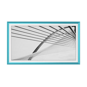 Caribbean Turquoise - Alloy Prismatic Samsung Frame TV Bezel (2017-2020)