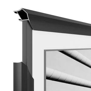 Anodized Black - Alloy Prismatic Samsung Frame TV Bezel (2017-2020)