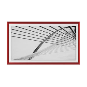 Candy Apple Red - Alloy Prismatic Samsung Frame TV Bezel