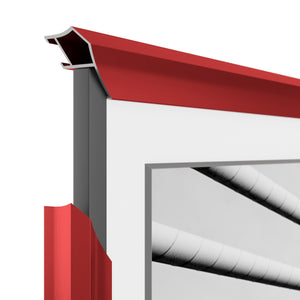 Candy Apple Red - Alloy Prismatic Samsung Frame TV Bezel