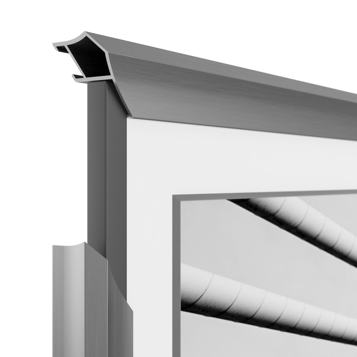 Graphite - Alloy Prismatic Samsung Frame TV Bezel