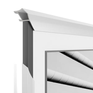 Pure White - Alloy Prismatic Samsung Frame TV Bezel
