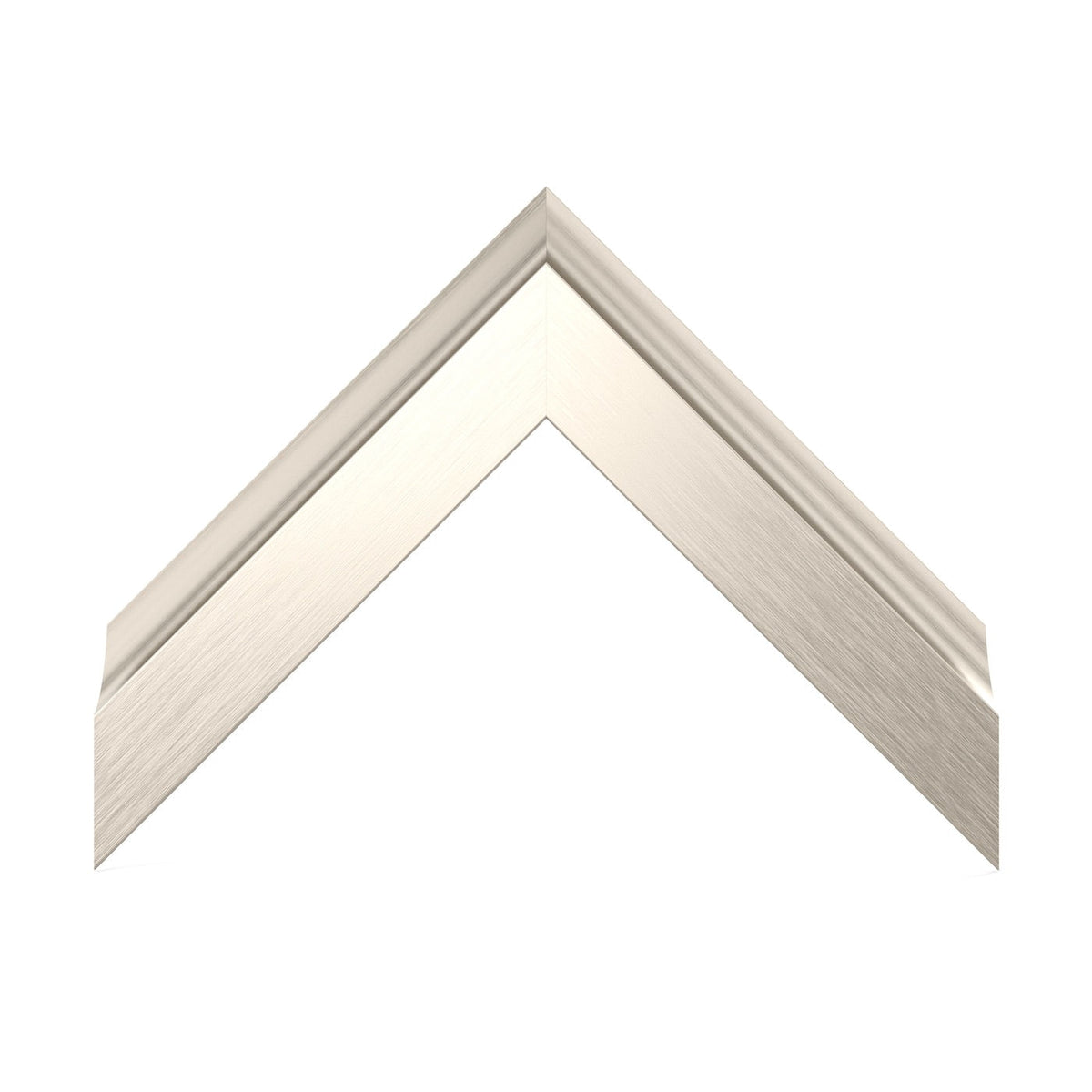 German Silver - Alloy Scoop Samsung Frame TV Bezel