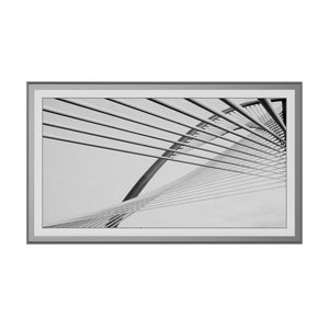 Graphite - Alloy Scoop Samsung Frame TV Bezel