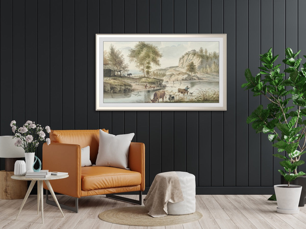 German Silver - Alloy Scoop Samsung Frame Bezel