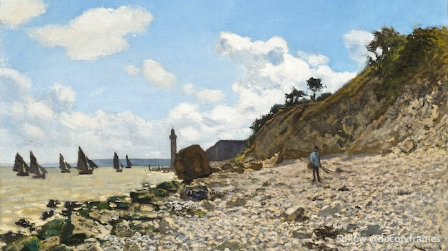 The Beach at Honfleur (1864â€“1866)