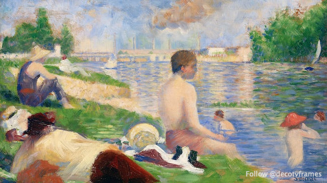 Final Study for â€œBathers at AsniÃ¨resâ€ (1883)