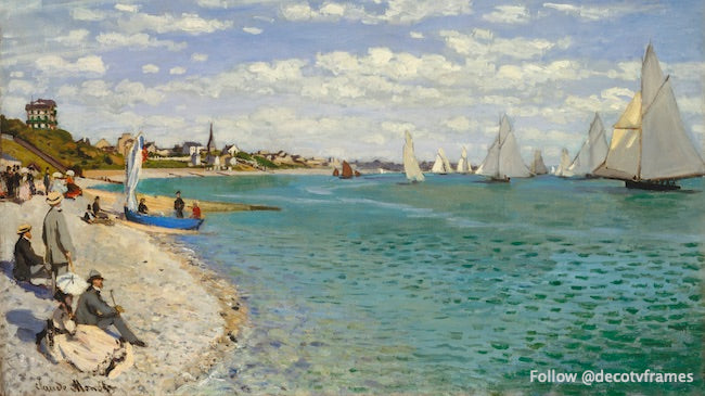 Regatta at Sainte-Adresse (1867)