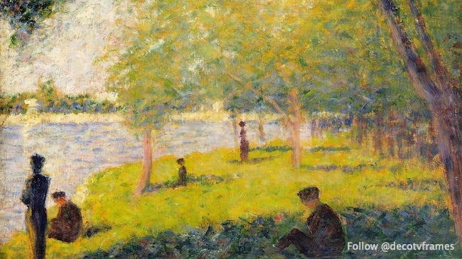 Étude pour un dimanche à La Grande Jatte (1884)