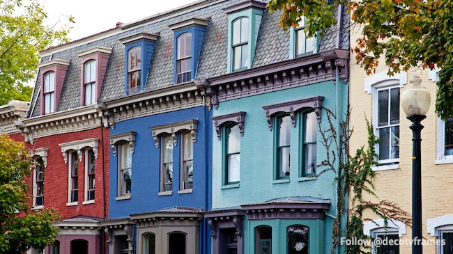 Casas en hilera ubicadas cerca de la intersección de 5th Street y Independence Avenue, SE, Washington, DC 