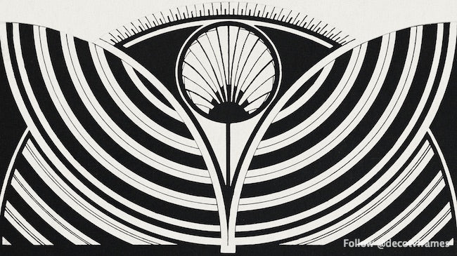 Motif floral stylisé (Gestileerd bloemmotief) 