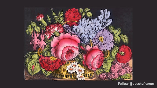 Panier de fleurs (vers 1872) 
