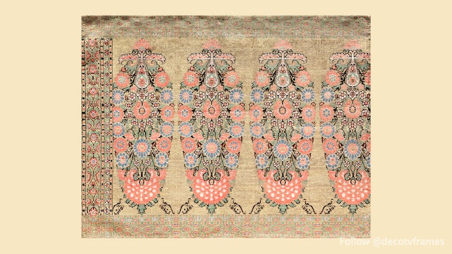 Foulard iranien au XVIIe siècle 