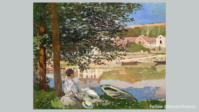 Au bord de la Seine, Bennecourt (1868) 